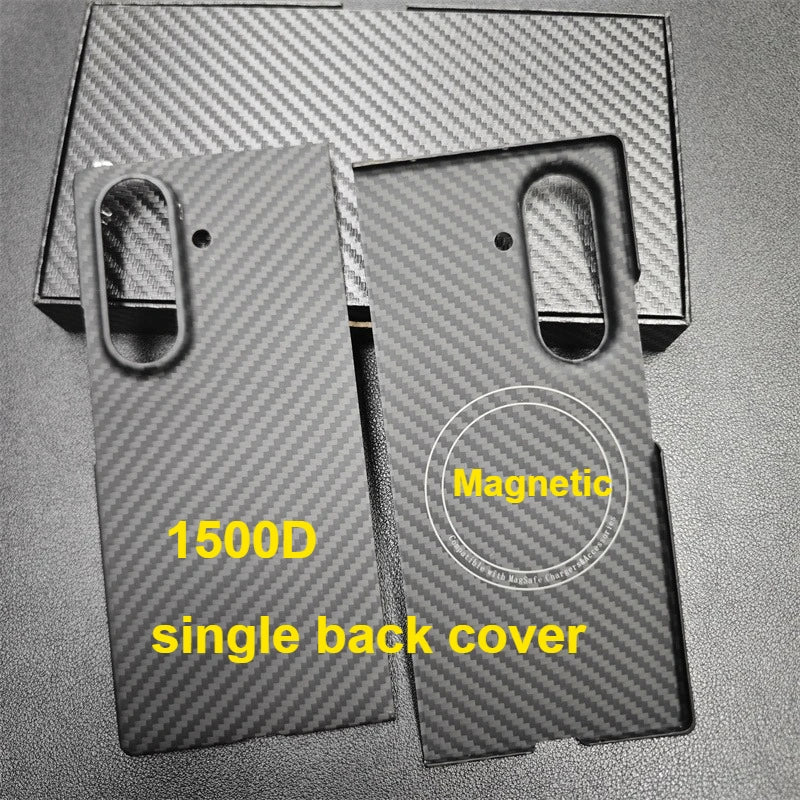 Aramid Magnetic Case For Samsung Galaxy Z Fold 7 Carbon Fiber Cover For Magsafe Case Shell Cover Mobile Phone Accessories