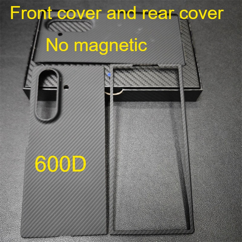 Aramid Magnetic Case For Samsung Galaxy Z Fold 7 Carbon Fiber Cover For Magsafe Case Shell Cover Mobile Phone Accessories
