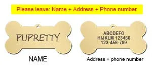 Pet ID Tag Personalized Free Engraved Keychain for Cat Puppy Dog Tag Pendant Keyring Bone Paw Bone Pet Accessories