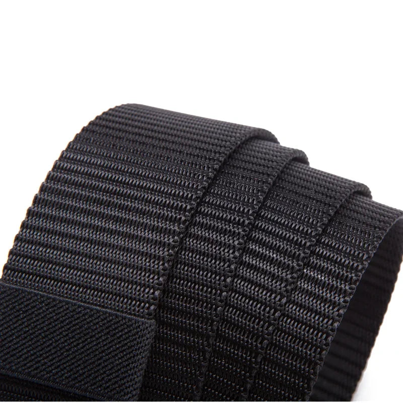 New Men's Automatic Buckle Belt Outdoor Hunting Hiking Daily Work Sports Tactical Waist Belt Hunting Clothing Accessory