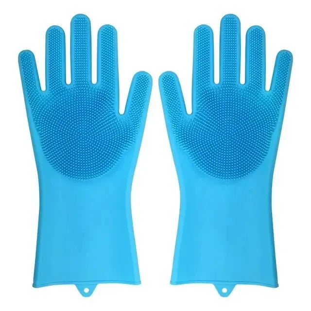 Pet cat bath accessories Scrub brush Teddy silicone bath gloves anti-scratch and anti-bite bath products