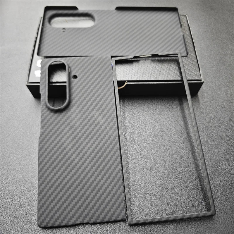 Aramid Magnetic Case For Samsung Galaxy Z Fold 7 Carbon Fiber Cover For Magsafe Case Shell Cover Mobile Phone Accessories