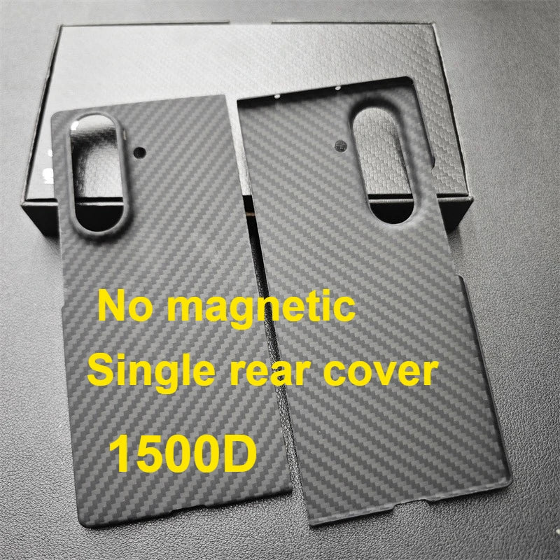 Aramid Magnetic Case For Samsung Galaxy Z Fold 7 Carbon Fiber Cover For Magsafe Case Shell Cover Mobile Phone Accessories