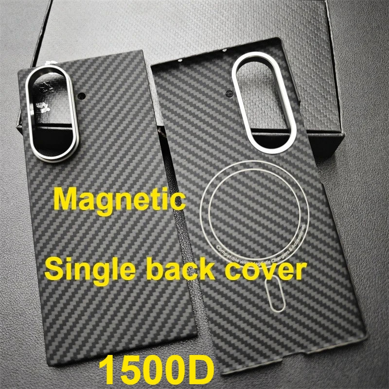 Aramid Magnetic Case For Samsung Galaxy Z Fold 7 Carbon Fiber Cover For Magsafe Case Shell Cover Mobile Phone Accessories