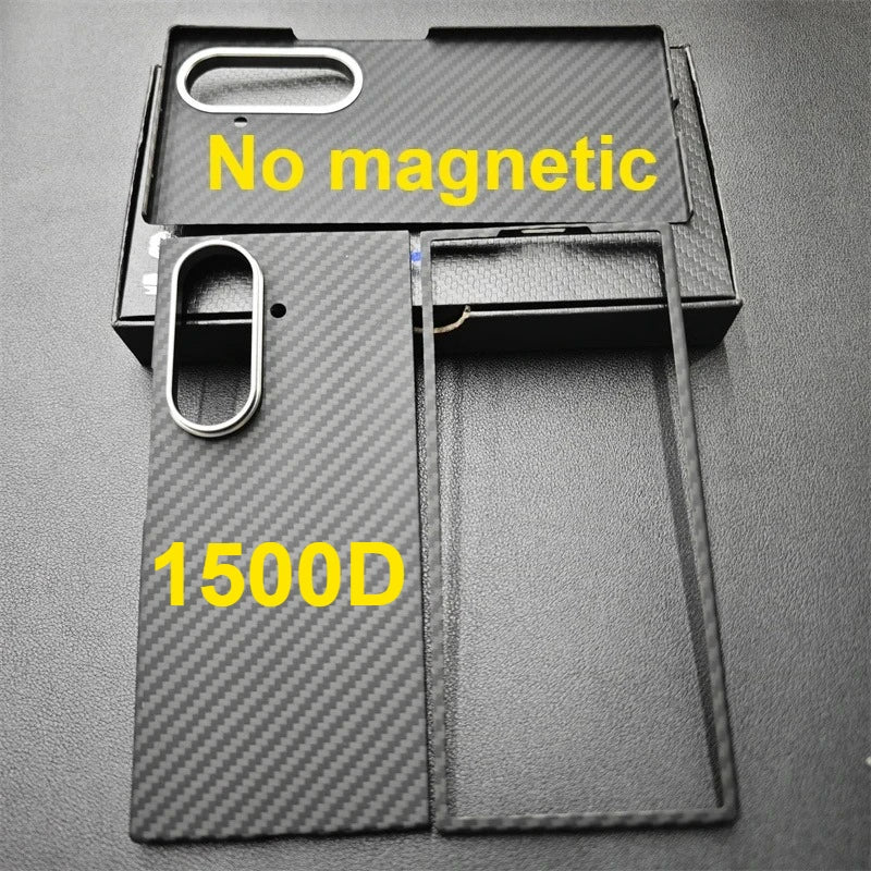 Aramid Magnetic Case For Samsung Galaxy Z Fold 7 Carbon Fiber Cover For Magsafe Case Shell Cover Mobile Phone Accessories