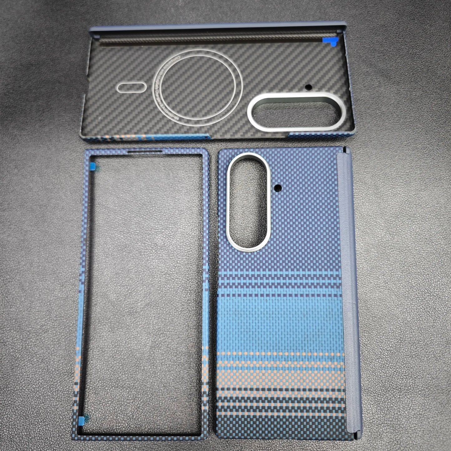 Aramid Magnetic Case For Samsung Galaxy Z Fold 7 Carbon Fiber Cover For Magsafe Case Shell Cover Mobile Phone Accessories