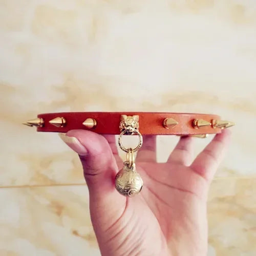 Handmade Cowhide Pet Collar Small and Medium Dog Collar Shiba Inu Corgi French Bulldog Collar Dogs Accessories  Correa Perro