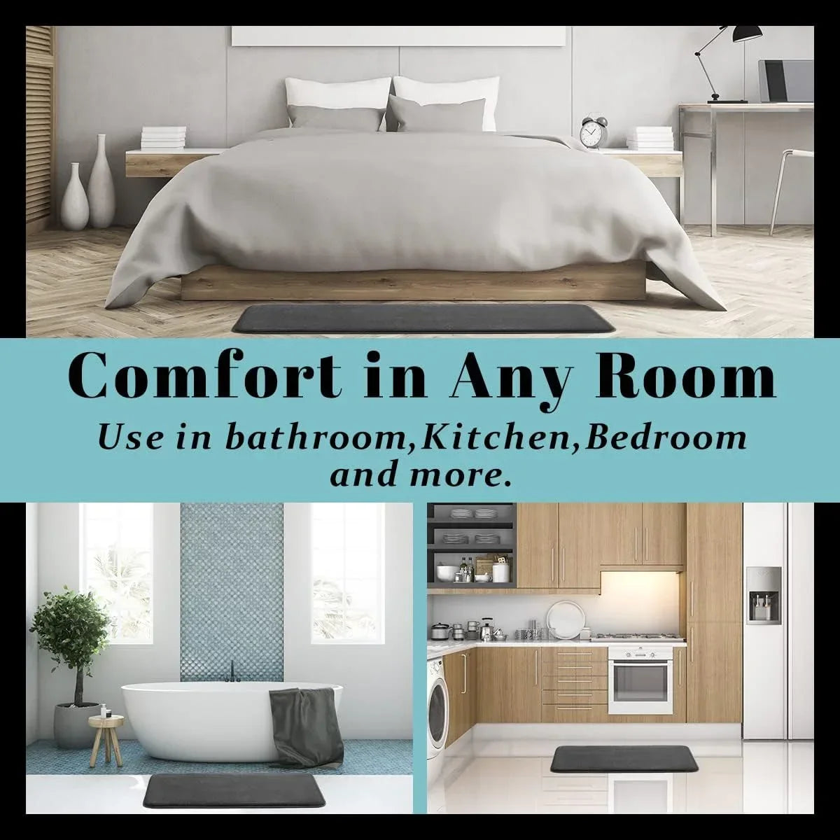 Tapete absorvente antiderrapante do assoalho, veludo coral, esteira da porta do banheiro, esteira do banho, decoração home