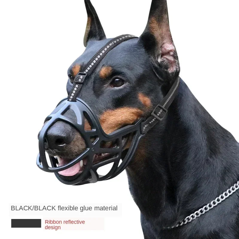 Medium and Large Dog Muzzle Golden Retriever Labrador Doberman Breathable Mouth Cover Dogs Accessories Pet Supplies