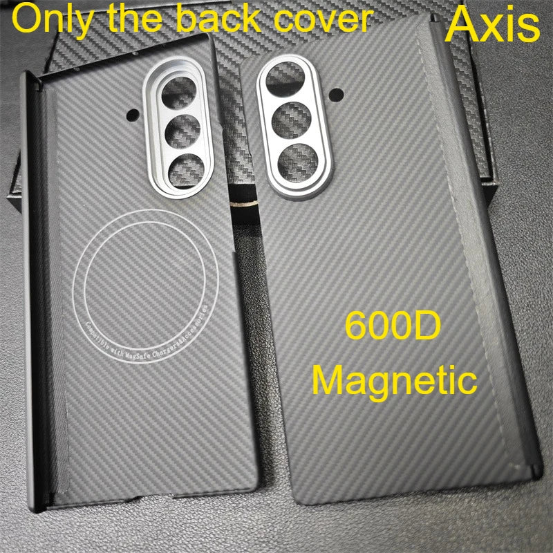 Aramid Magnetic Case For Samsung Galaxy Z Fold 7 Carbon Fiber Cover For Magsafe Case Shell Cover Mobile Phone Accessories
