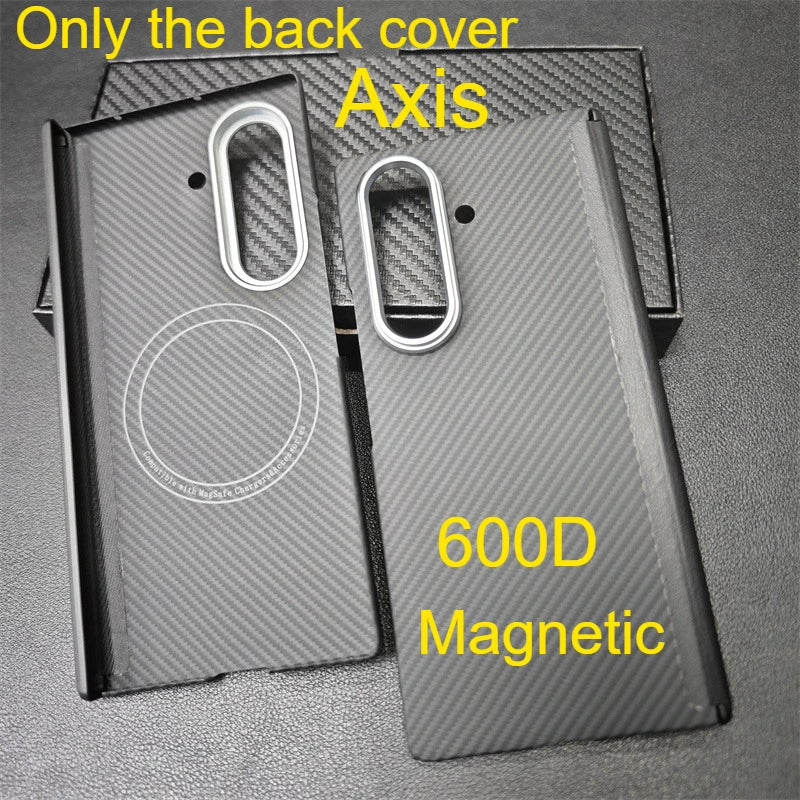 Aramid Magnetic Case For Samsung Galaxy Z Fold 7 Carbon Fiber Cover For Magsafe Case Shell Cover Mobile Phone Accessories