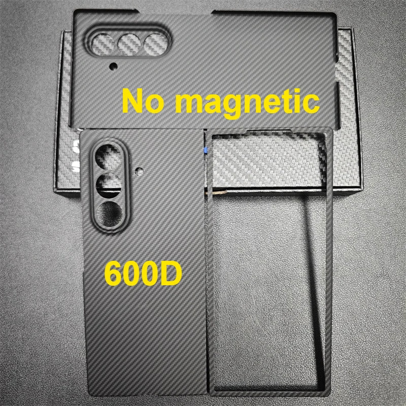 Aramid Magnetic Case For Samsung Galaxy Z Fold 7 Carbon Fiber Cover For Magsafe Case Shell Cover Mobile Phone Accessories