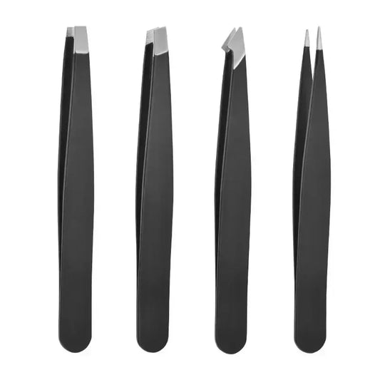 1/4pcs Professional Eyebrow Tweezers Makeup Tools Eyebrow Pinch Pliers Tweezer For Eyebrows Accessories Beauty Hair Clip Remover